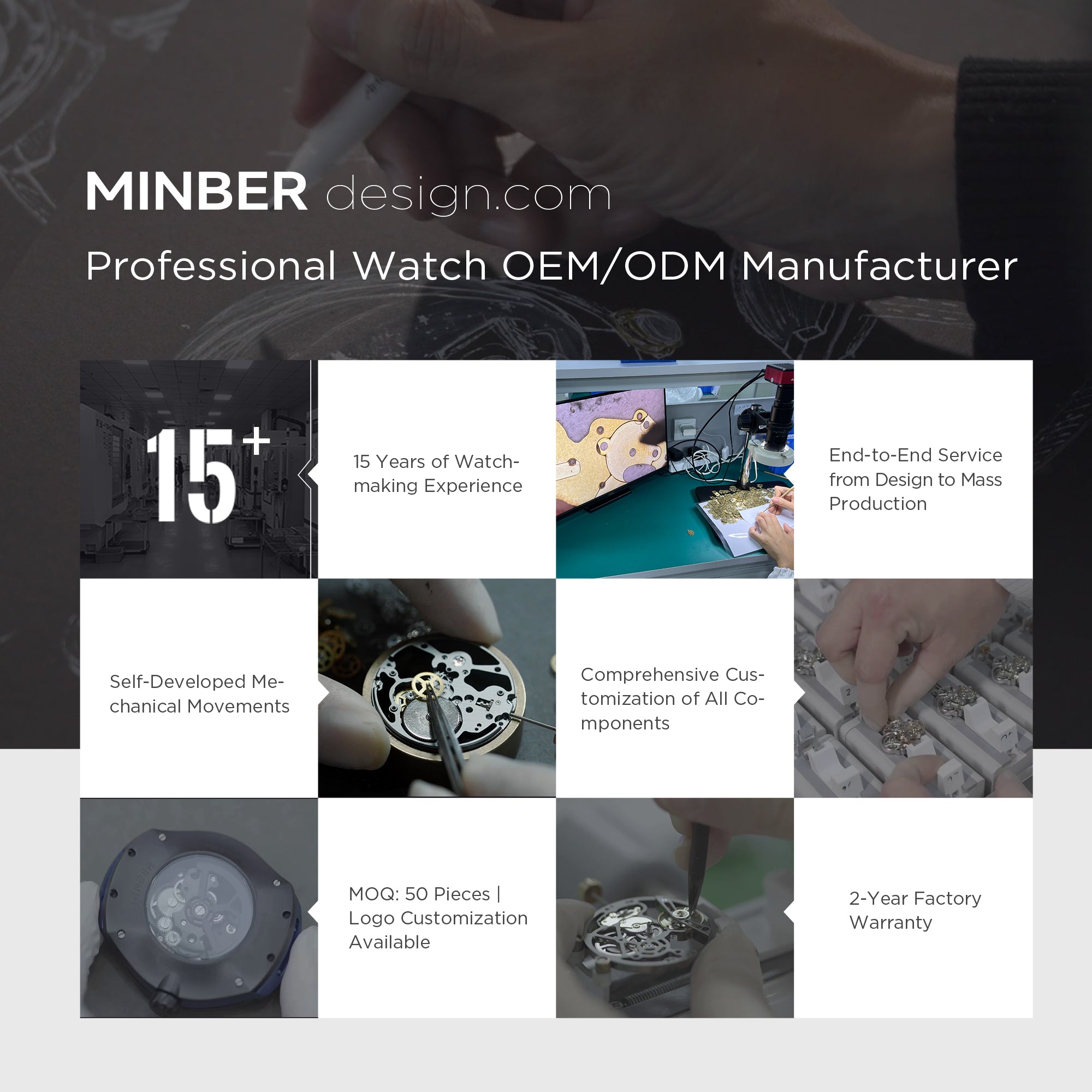 minber professional watch oem-odm manufacturer
