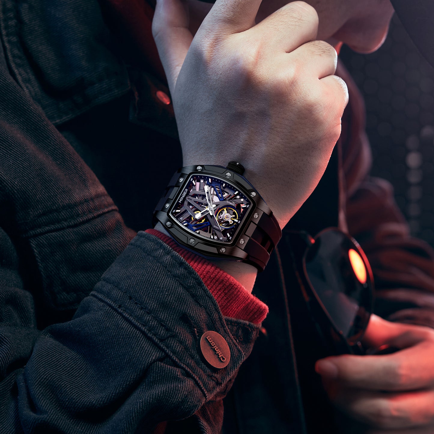 MINBER Automatic Skeleton Watch - 9191