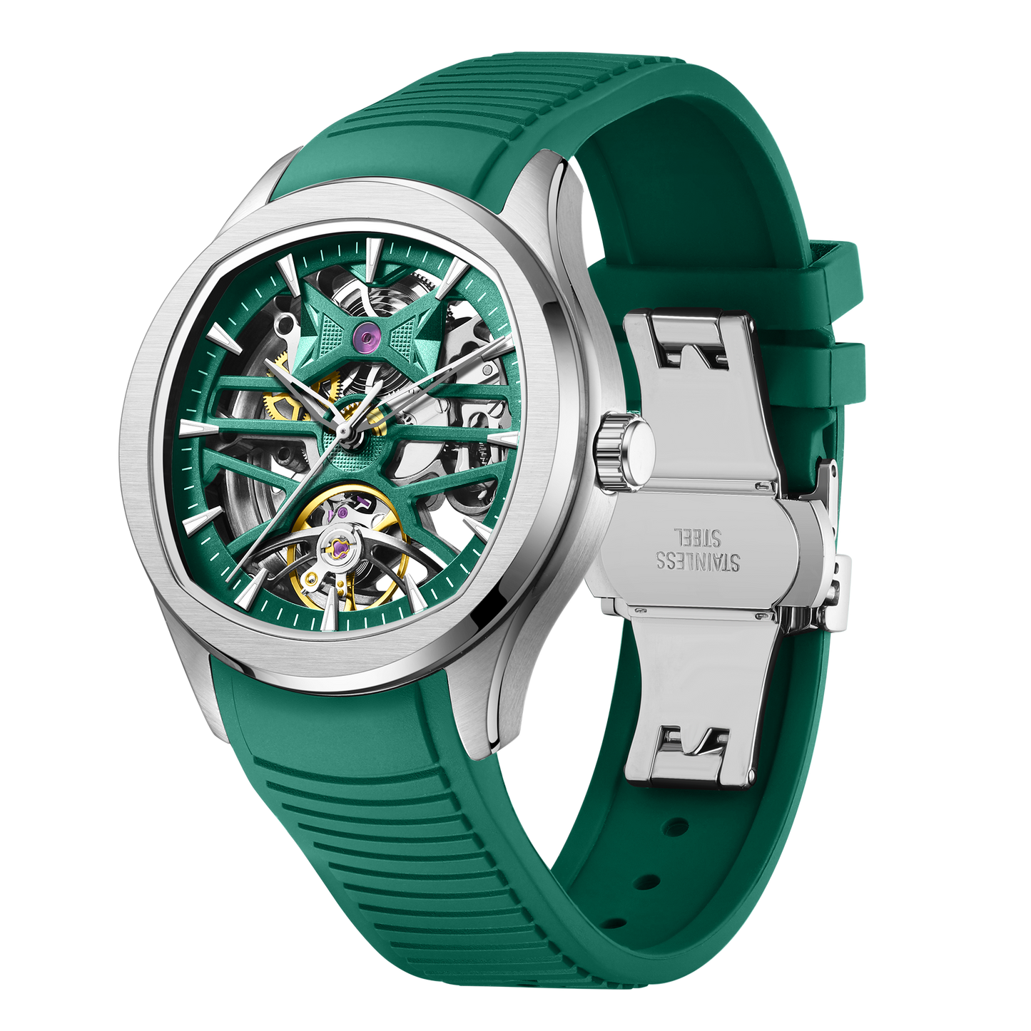 MINBER Automatic Skeleton Watch - Void Engine - 9204-5