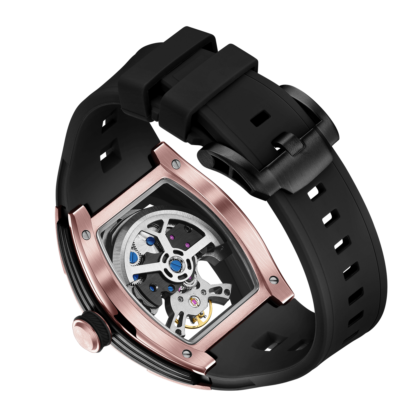 MINBER Automatic Skeleton Watch - Bold Sophistication - 9198-6