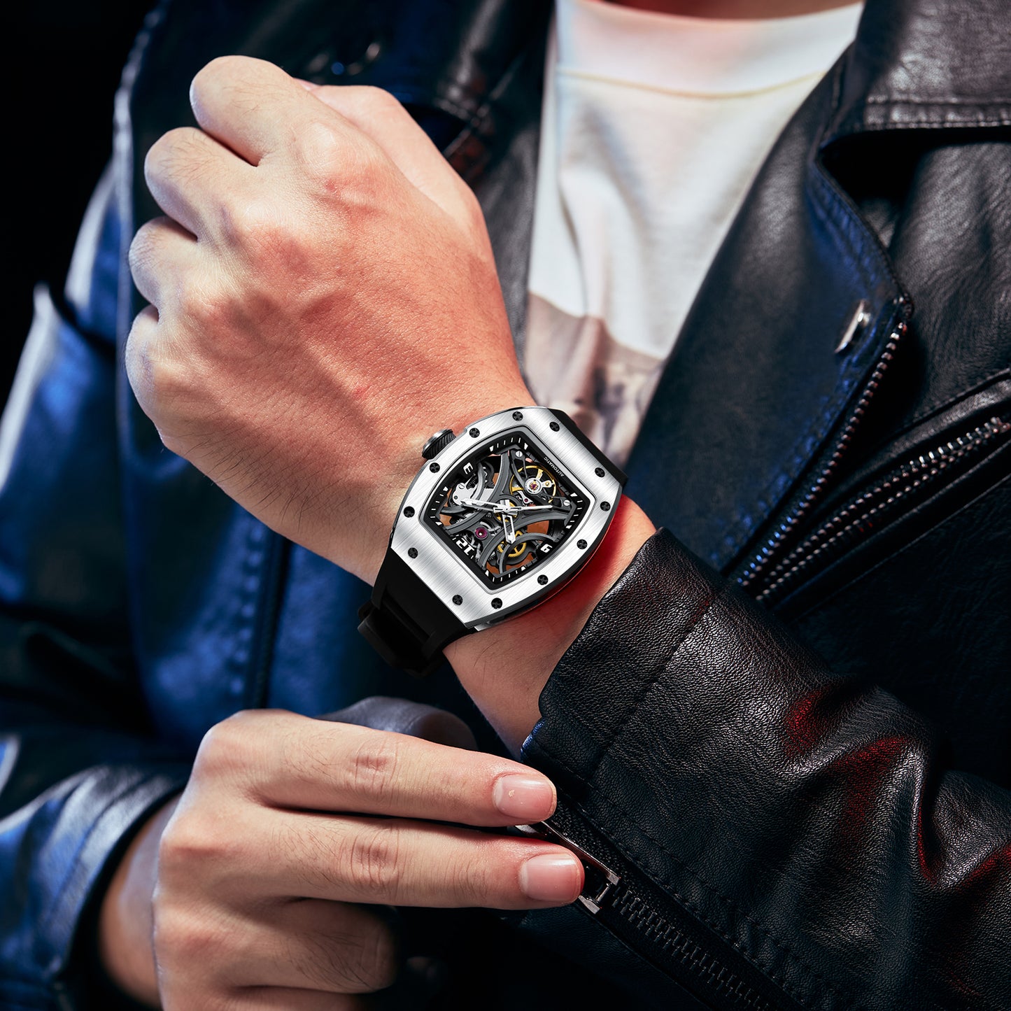 MINBER Automatic Skeleton Watch - 9190-11