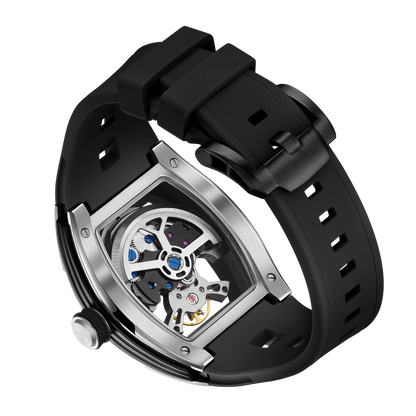 MINBER Automatic Skeleton Watch - Bold Sophistication - 9198-6