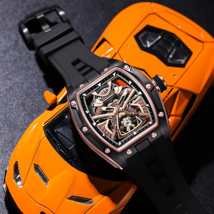 MINBER Automatic Skeleton Watch - Samurai - 9198-5