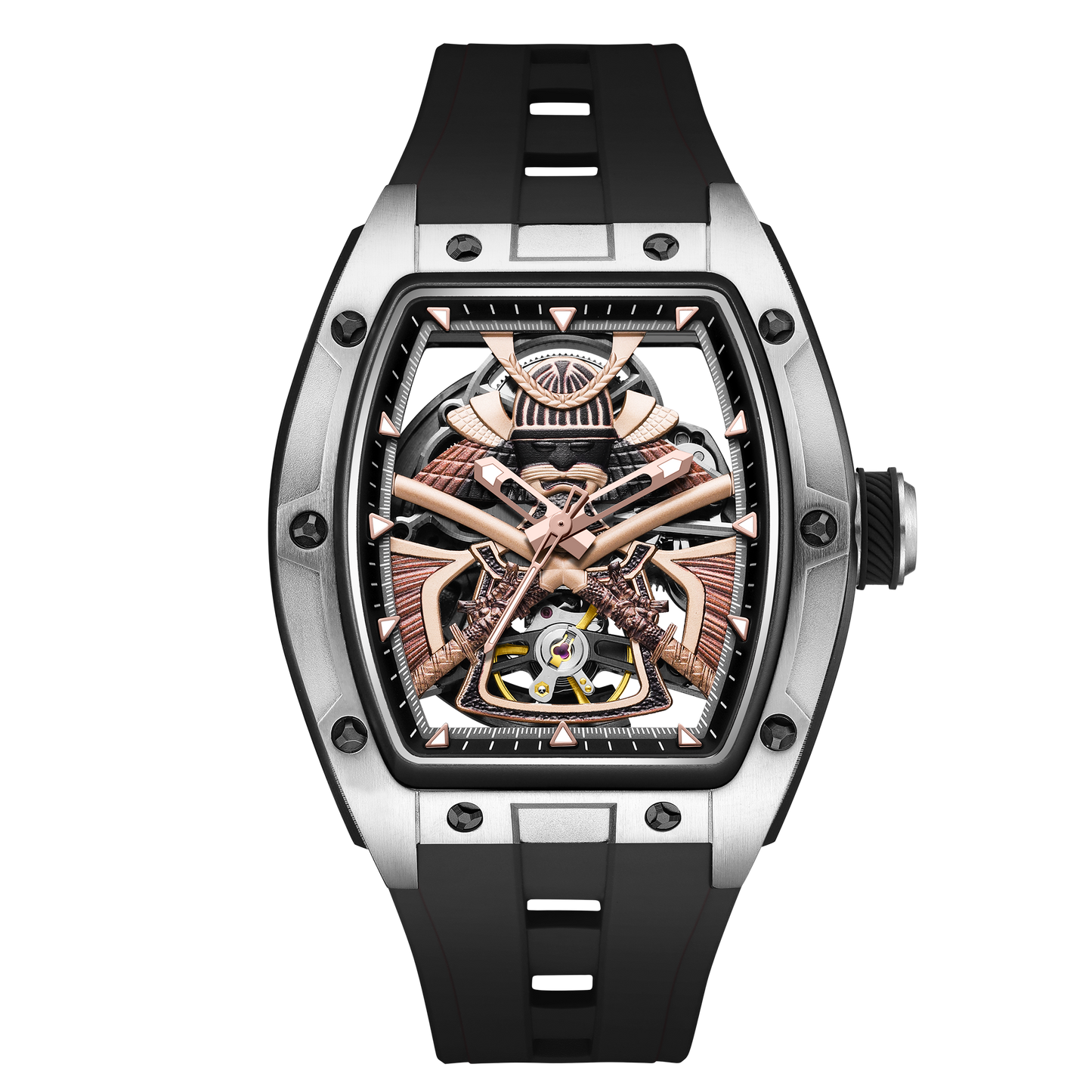 MINBER Automatic Skeleton Watch - Samurai - 9198-5