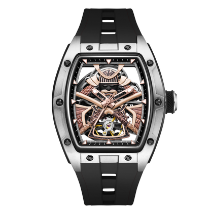 MINBER Automatic Skeleton Watch - Samurai - 9198-5