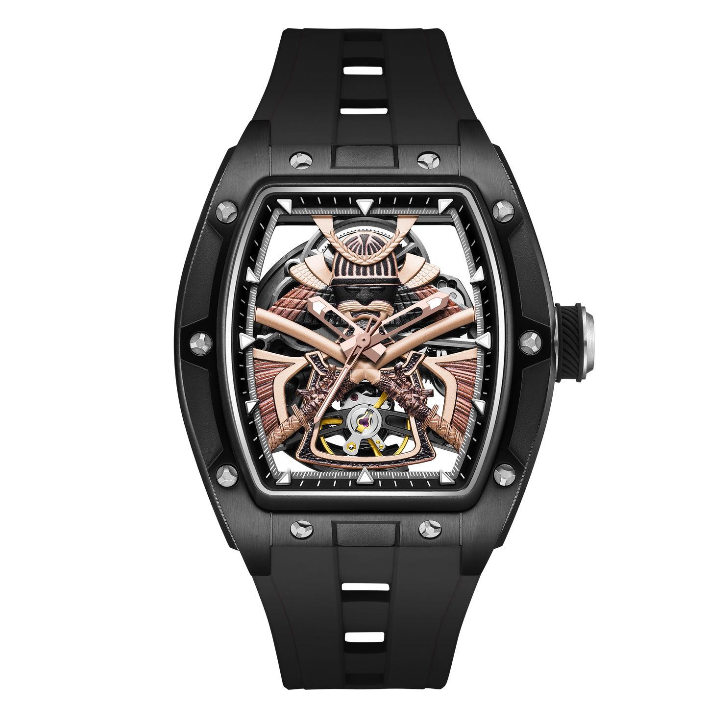 MINBER Automatic Skeleton Watch - Samurai - 9198-5
