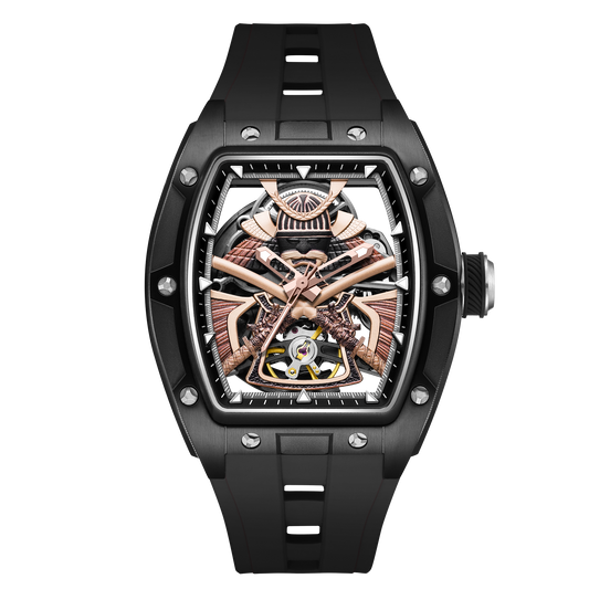 MINBER Automatic Skeleton Watch - Samurai - 9198-5