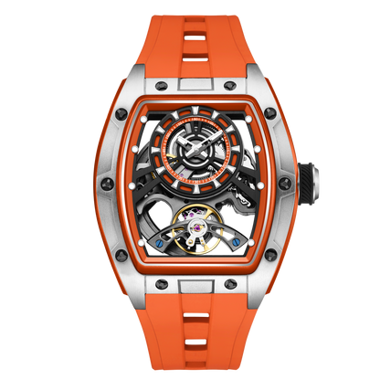 MINBER Automatic Skeleton Watch - Bold Sophistication - 9198-6