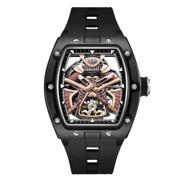 MINBER Automatic Skeleton Watch - Samurai - 9198-5