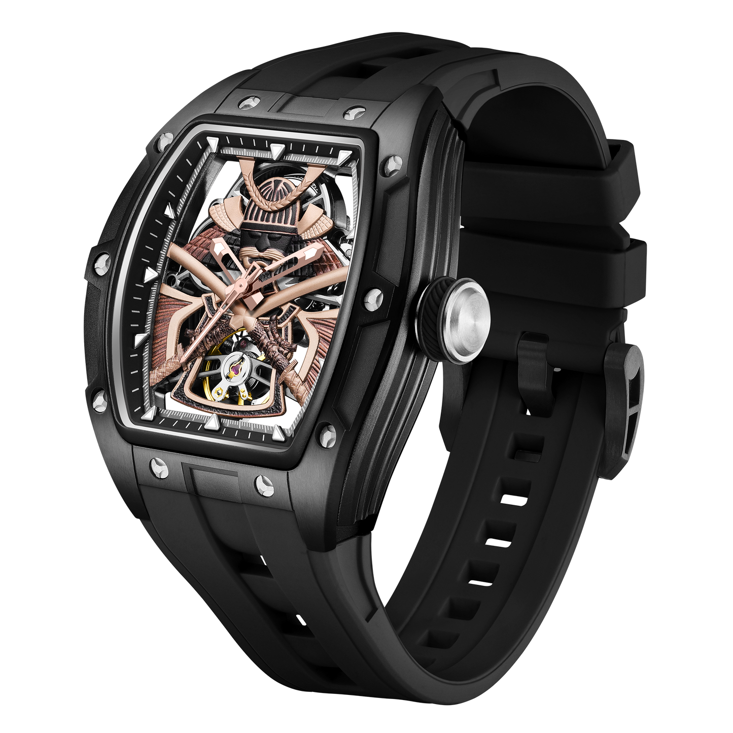 MINBER Automatic Skeleton Watch - Samurai - 9198-5