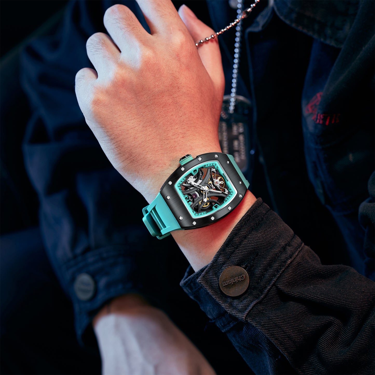 MINBER Automatic Skeleton Watch - 9190-11