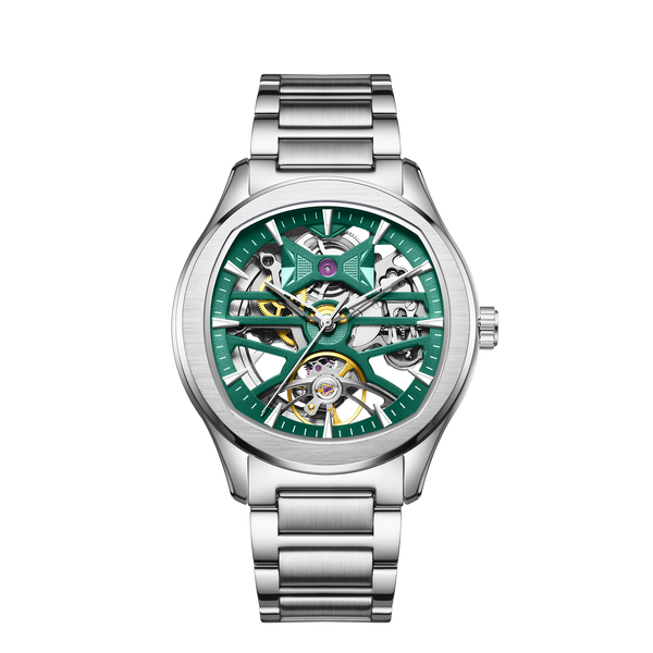 MINBER Automatic Skeleton Watch - Void Engine - 9204-5