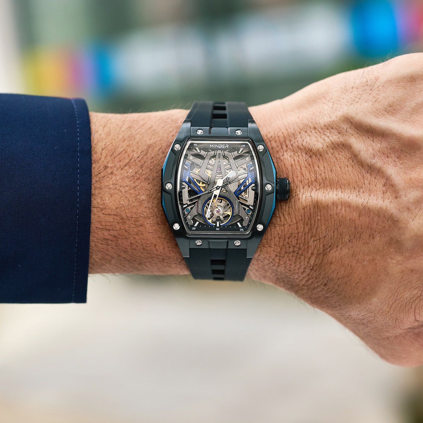 MINBER Automatic Skeleton Watch - 9191