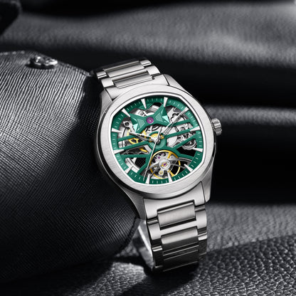 MINBER Automatic Skeleton Watch - Void Engine - 9204-5