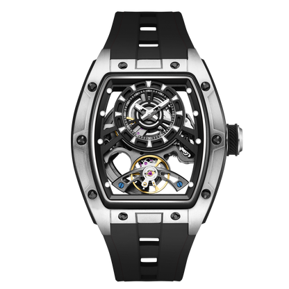 MINBER Automatic Skeleton Watch - Bold Sophistication - 9198-6