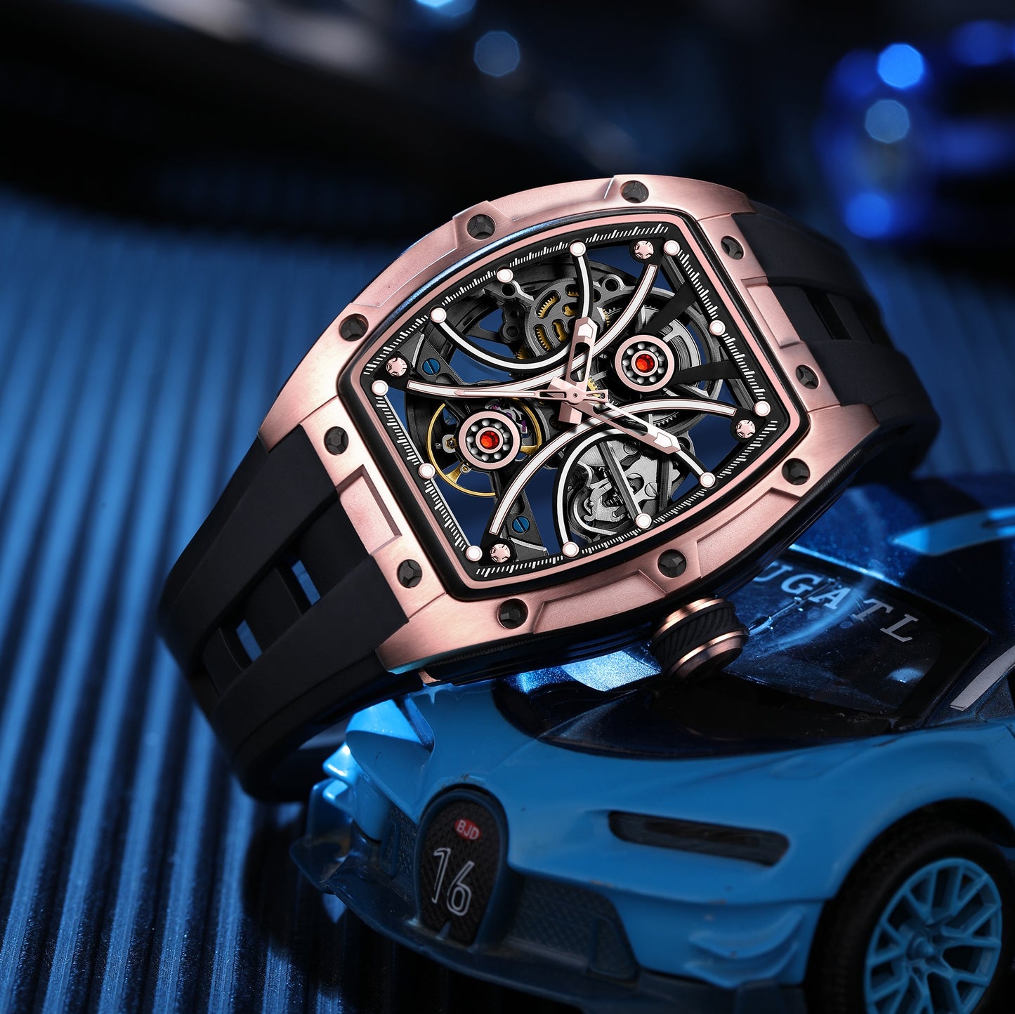 MINBER Automatic Skeleton Watch - 9198-4