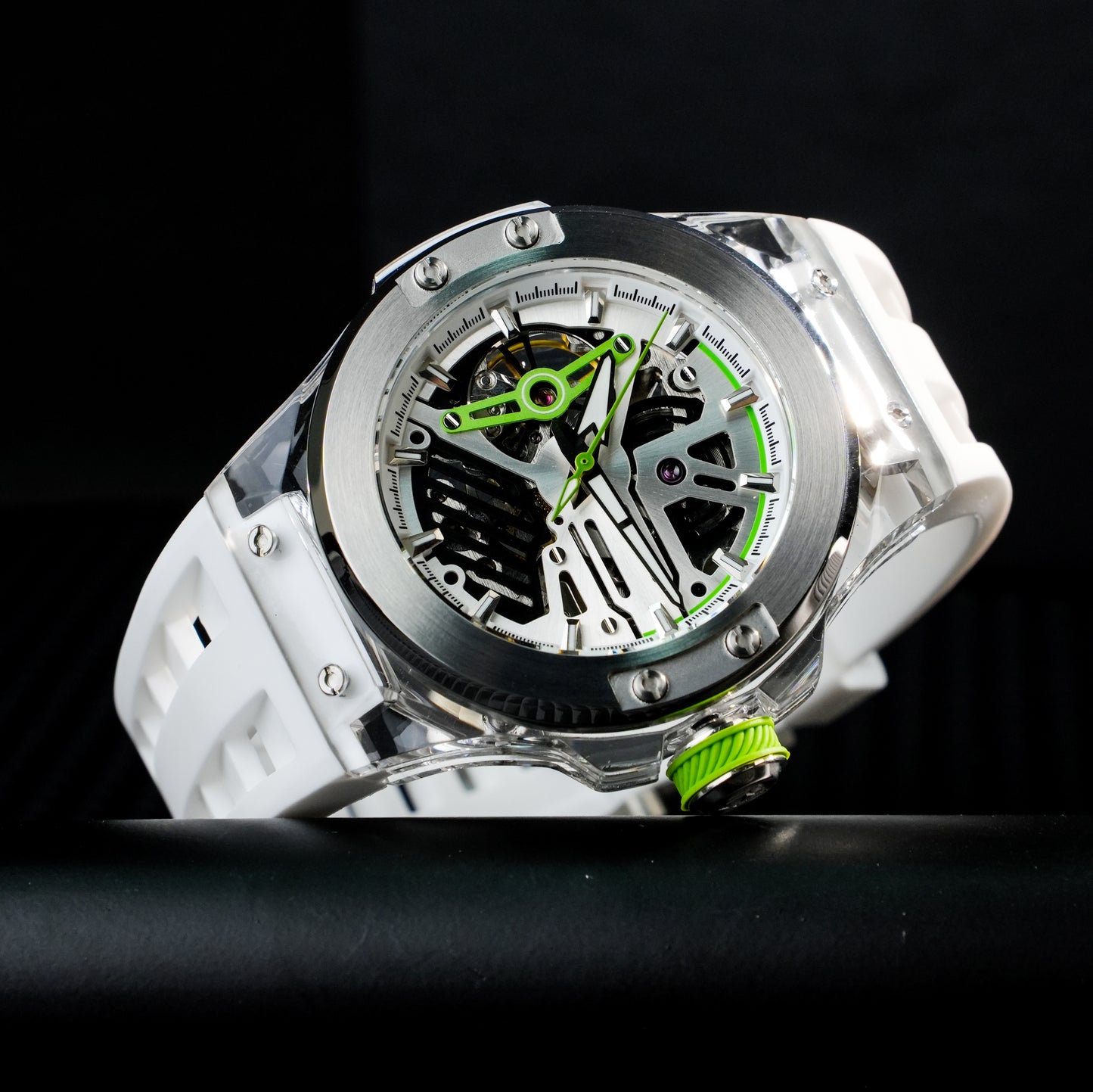 Minber Skeleton Automatic Watch - 9018