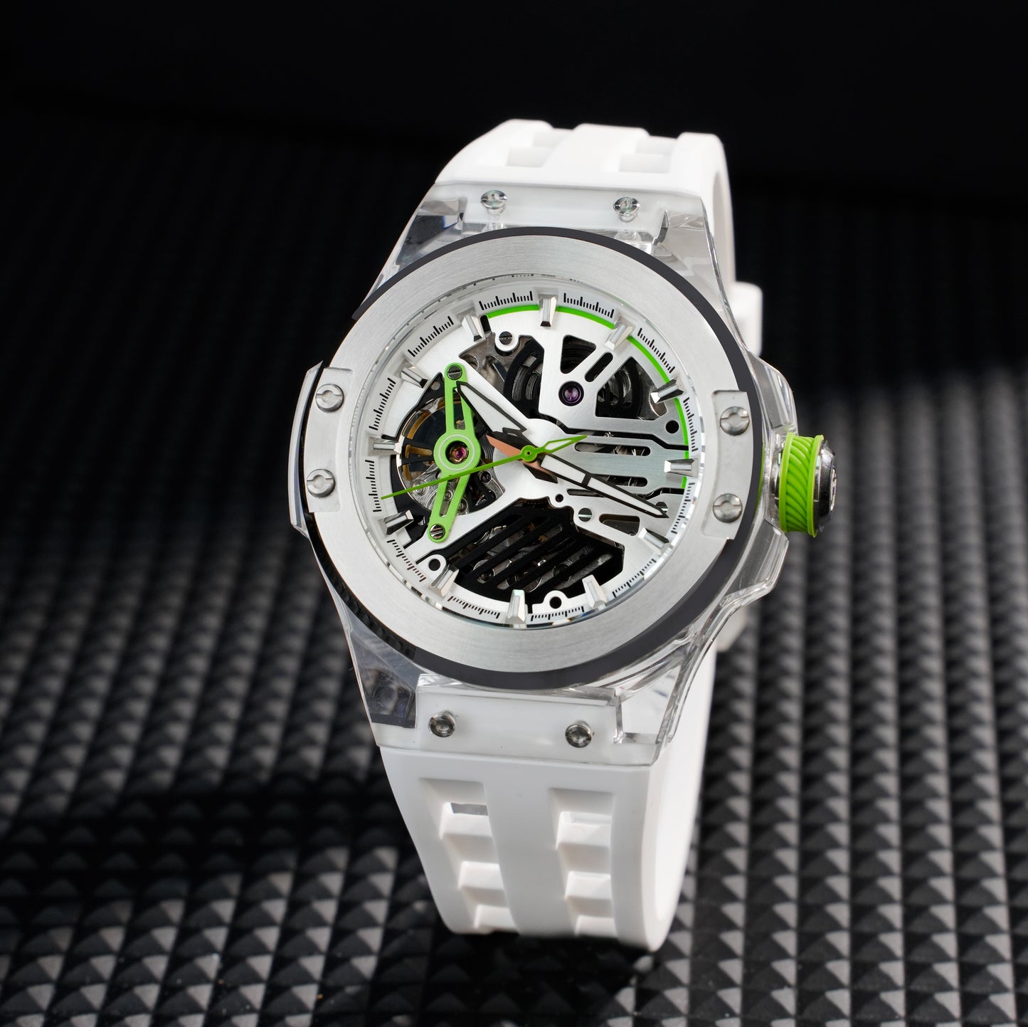 Minber Skeleton Automatic Watch - 9018