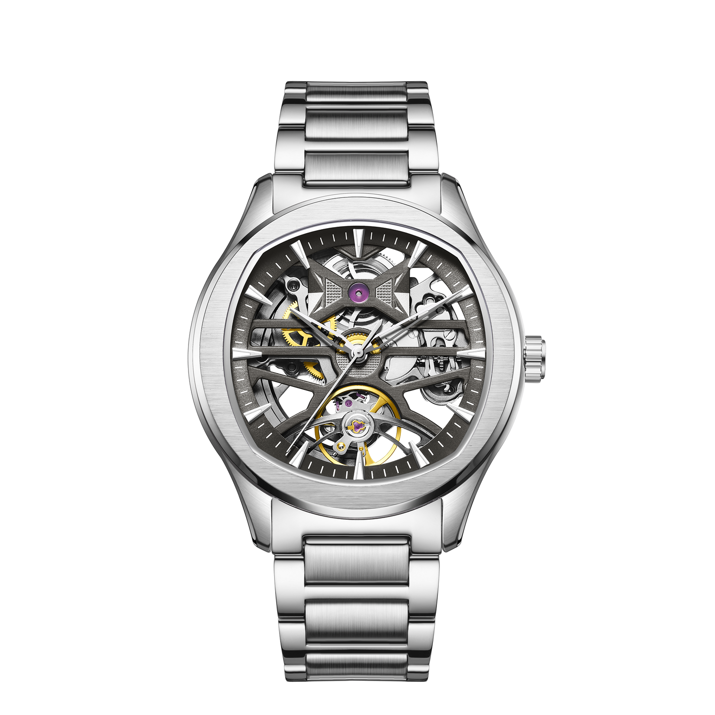 MINBER Automatic Skeleton Watch - Void Engine - 9204-5