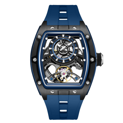 MINBER Automatic Skeleton Watch - Bold Sophistication - 9198-6