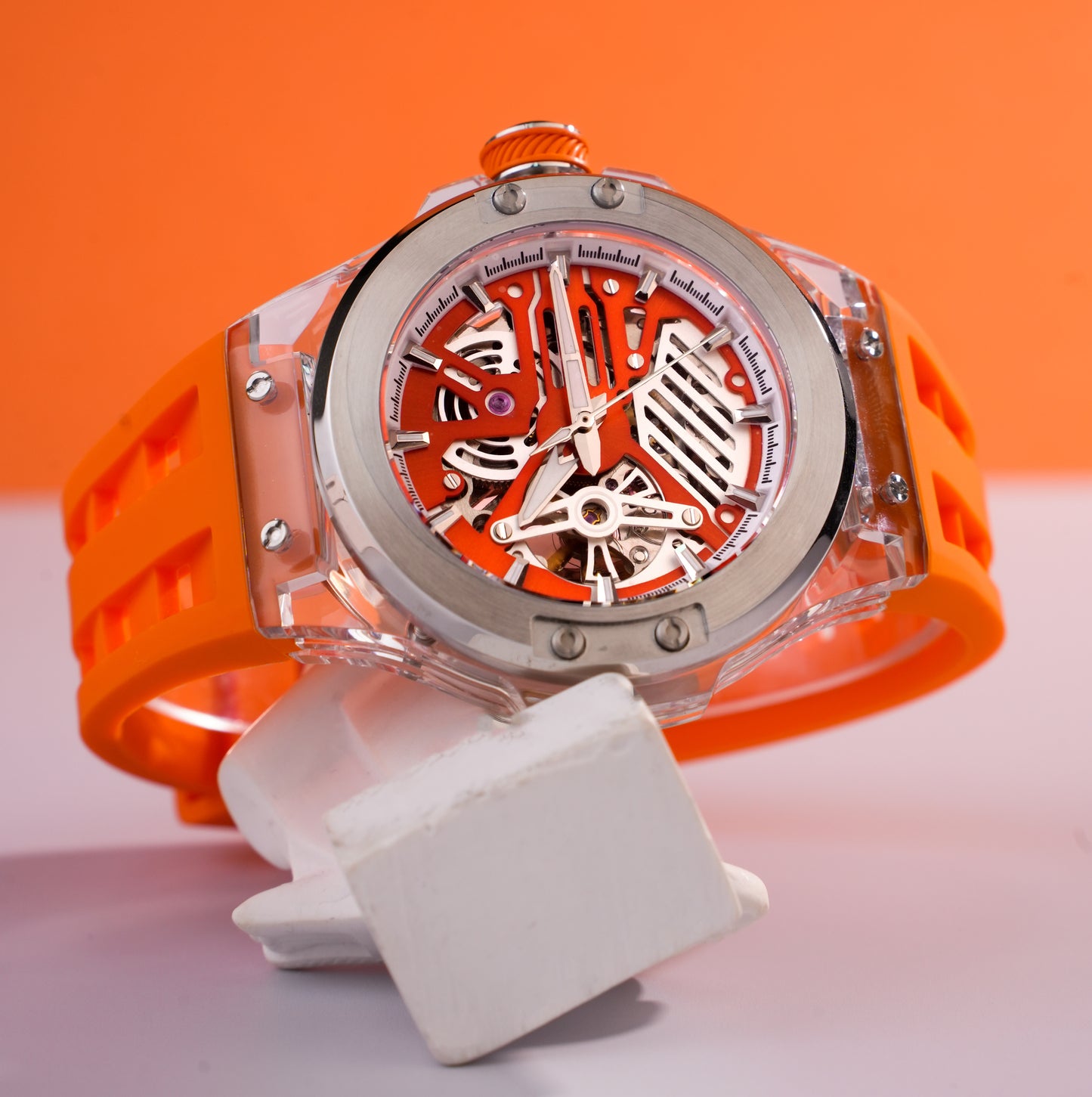 Minber Skeleton Automatic Watch - 9018