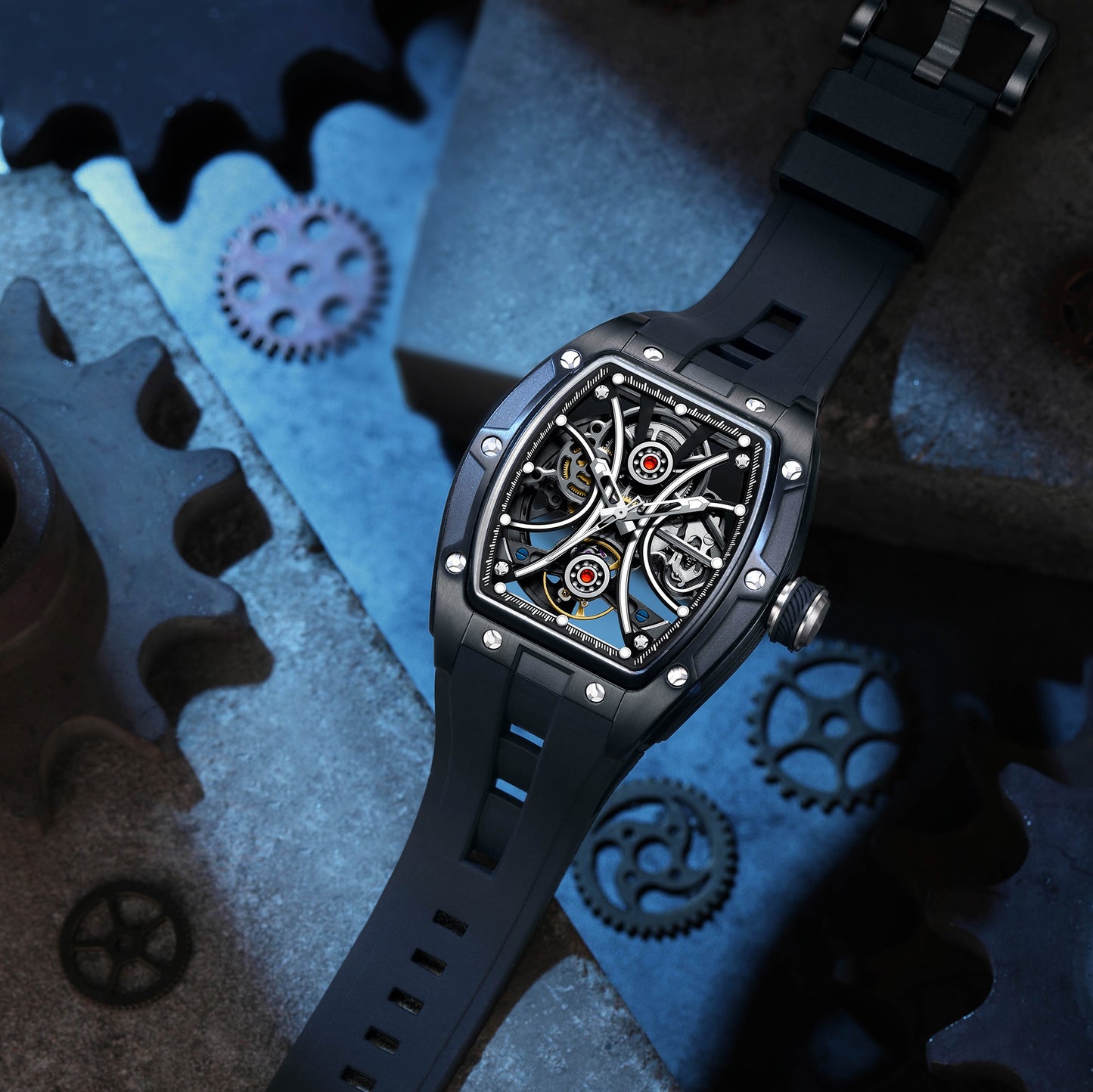 MINBER Automatic Skeleton Watch - 9198-4