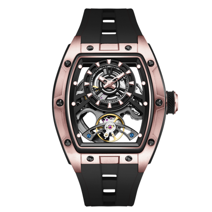 MINBER Automatic Skeleton Watch - Bold Sophistication - 9198-6