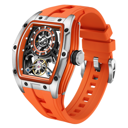 MINBER Automatic Skeleton Watch - Bold Sophistication - 9198-6