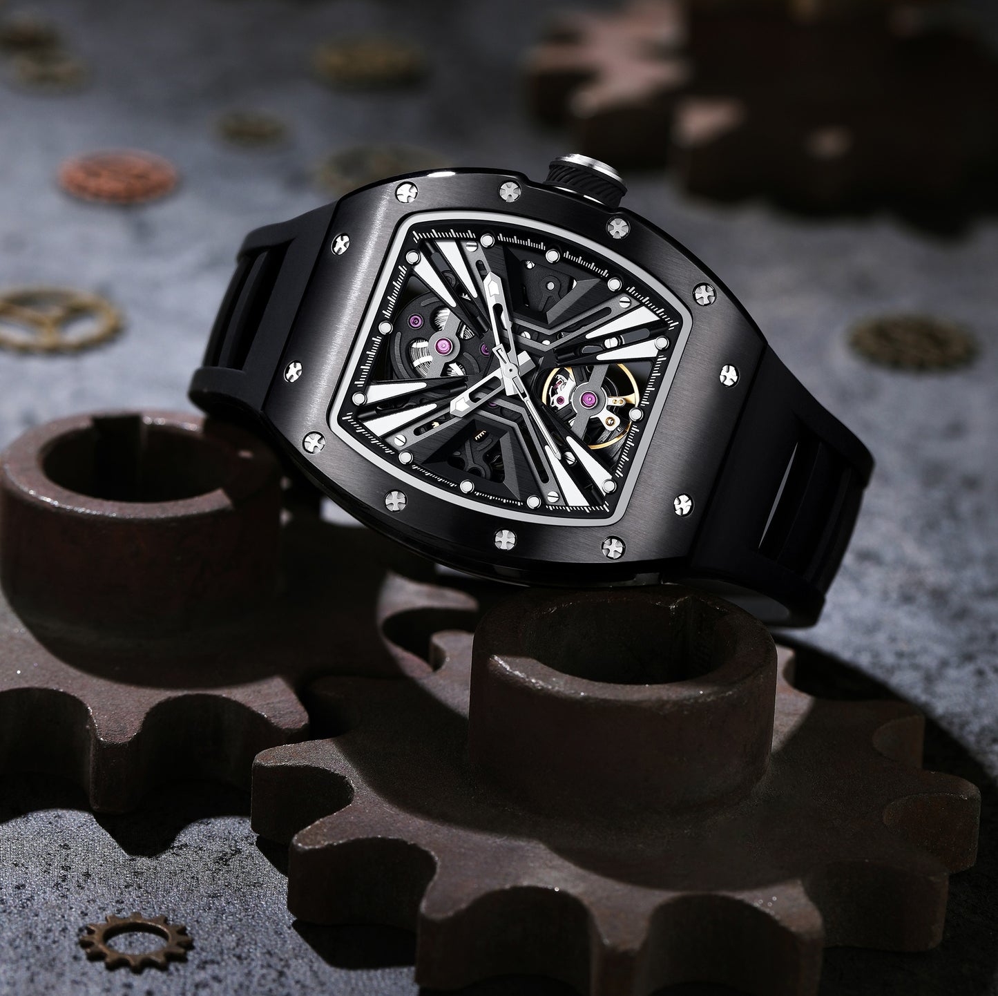 MINBER Automatic Skeleton Watch - 9190-4