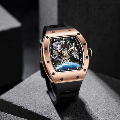 MINBER Automatic Skeleton Watch - Terra Pulse - 9190-14