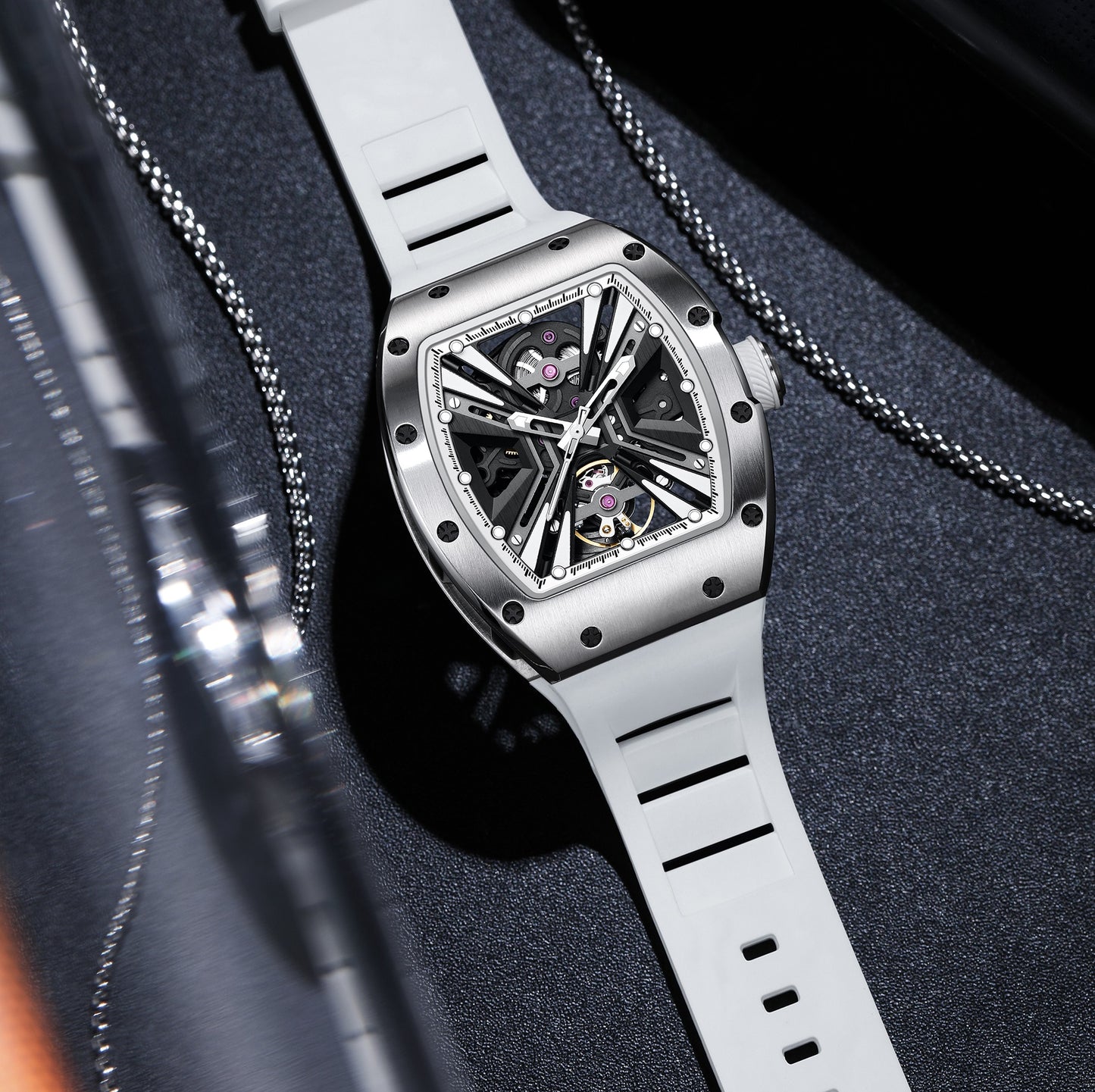 MINBER Automatic Skeleton Watch - 9190-4