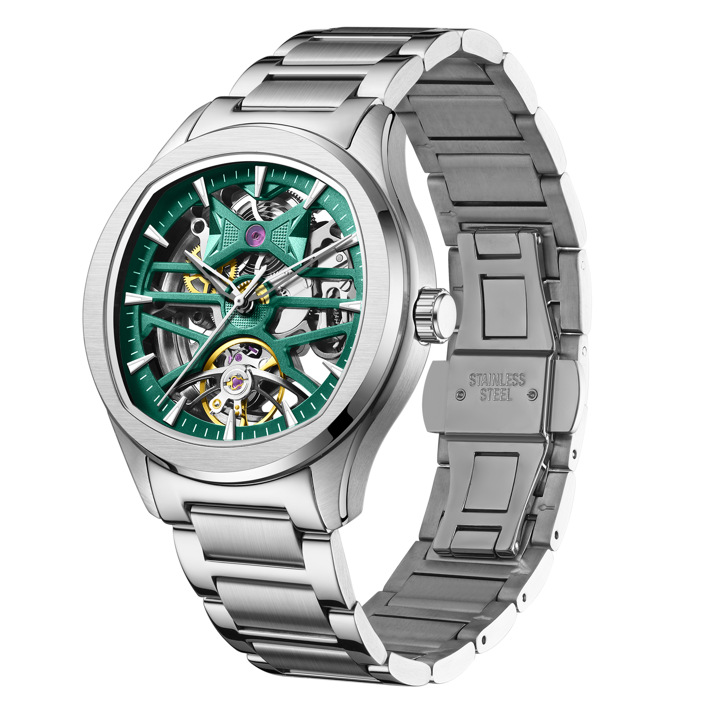 MINBER Automatic Skeleton Watch - Void Engine - 9204-5