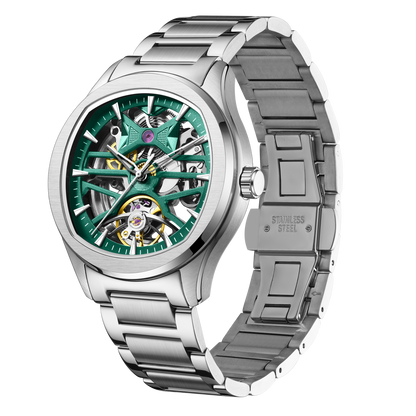 MINBER Automatic Skeleton Watch - Void Engine - 9204-5