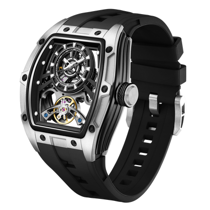 MINBER Automatic Skeleton Watch - Bold Sophistication - 9198-6