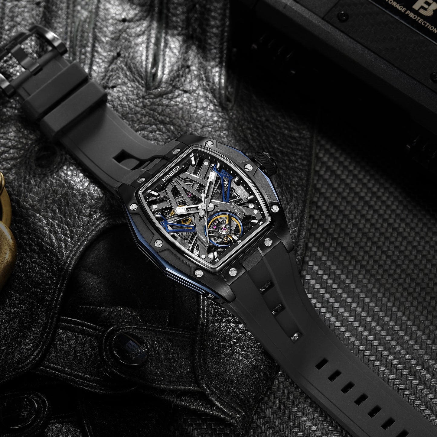 MINBER Automatic Skeleton Watch - 9191