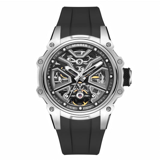 WHITE TITANIUM AUTOMATIC SKY SENTINEL