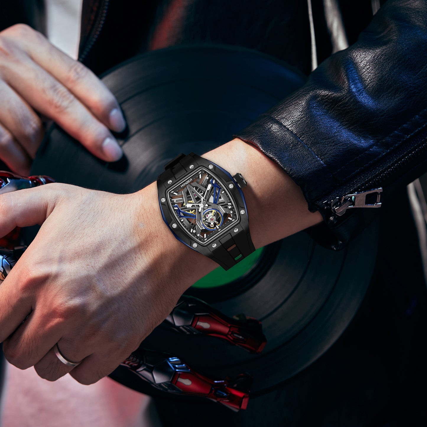 MINBER Automatic Skeleton Watch - 9191