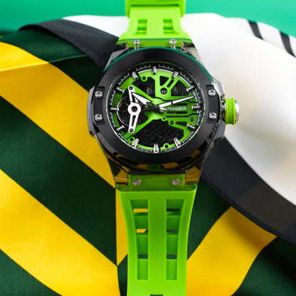Minber Skeleton Automatic Watch - 9018