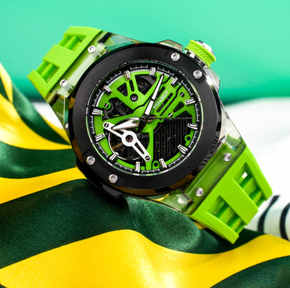 Minber Skeleton Automatic Watch - 9018