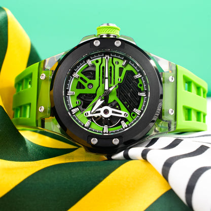 Minber Skeleton Automatic Watch - 9018