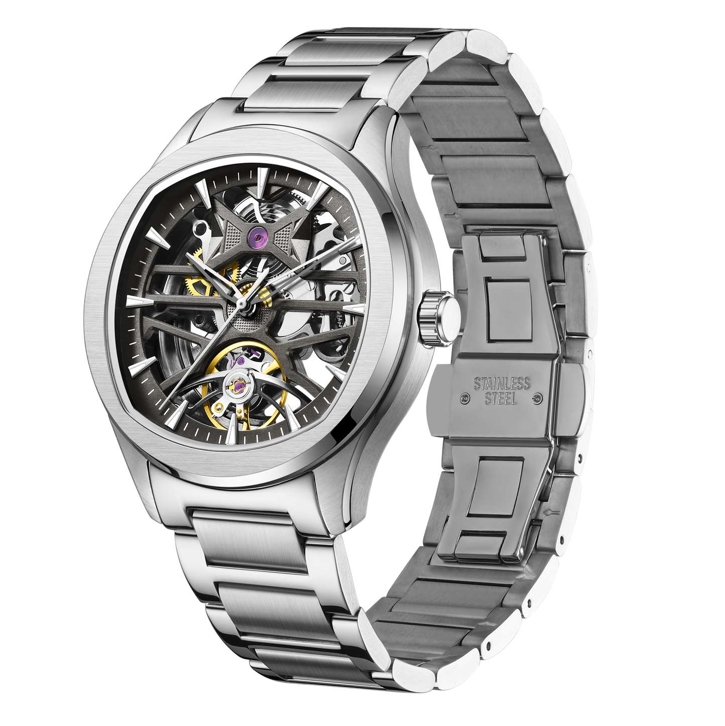 MINBER Automatic Skeleton Watch - Void Engine - 9204-5