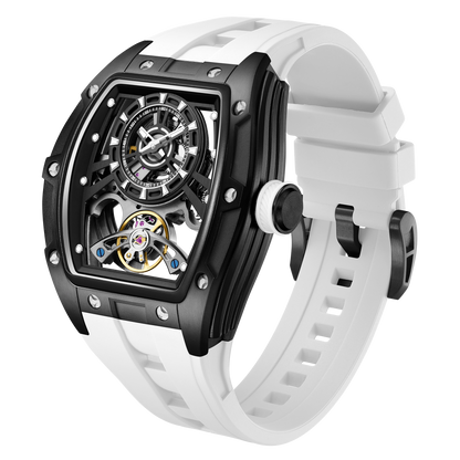 MINBER Automatic Skeleton Watch - Bold Sophistication - 9198-6