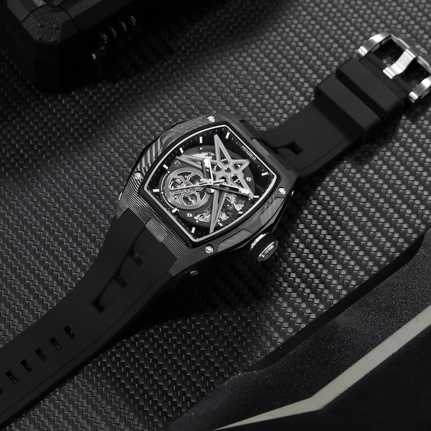 MINBER Automatic Skeleton Watch - 9108