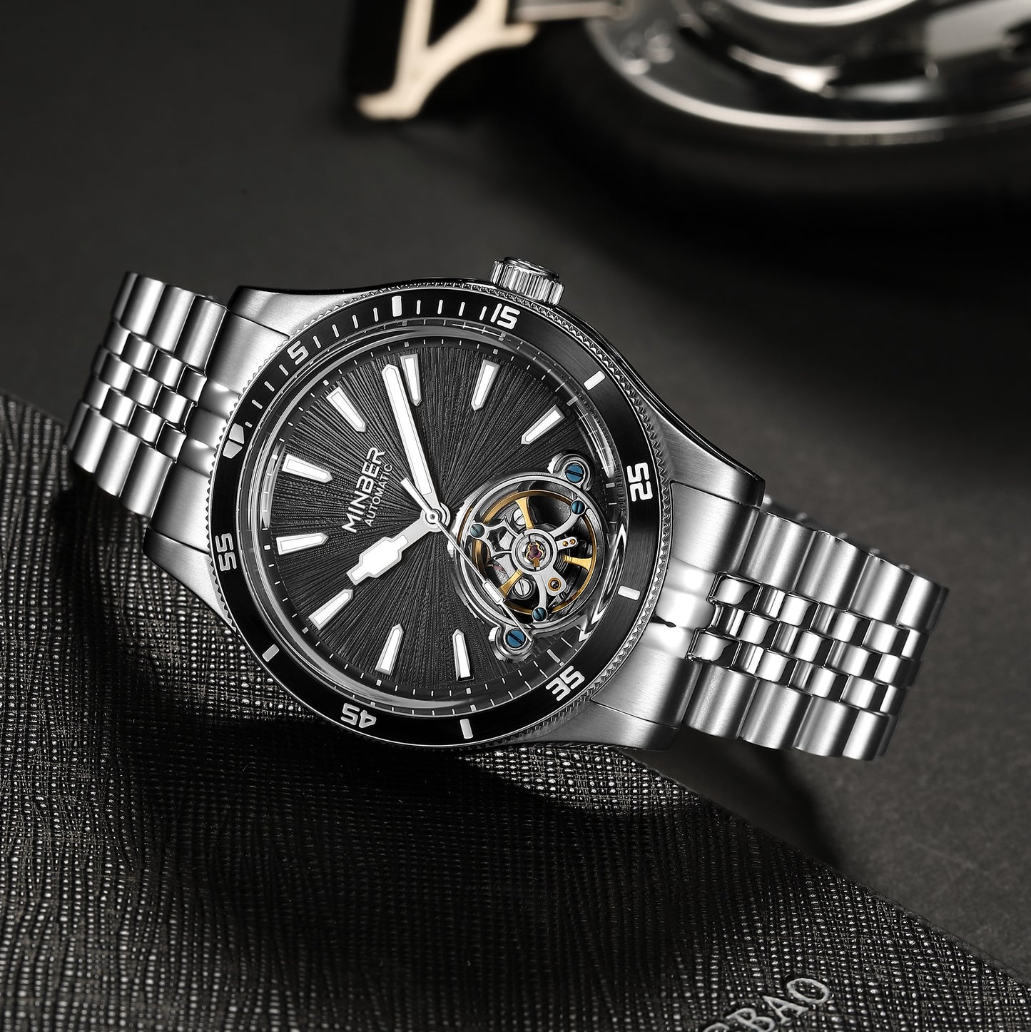 Minber Automatic Skeleton Watch - 9164