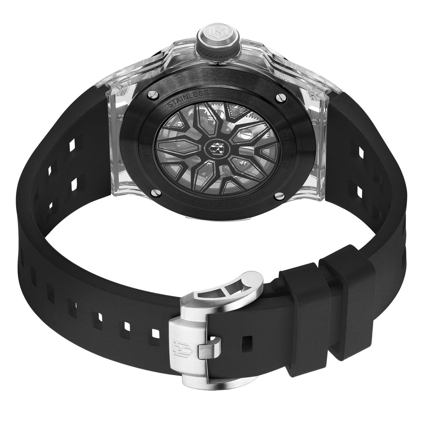 Minber Skeleton Automatic Watch - 9018