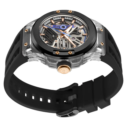 Minber Skeleton Automatic Watch - 9018