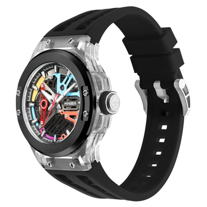 Minber Skeleton Automatic Watch - 9018