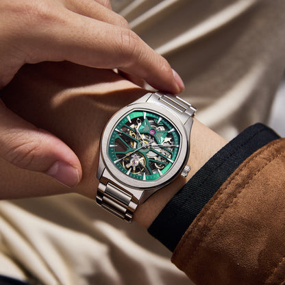 MINBER Automatic Skeleton Watch - Void Engine - 9204-5