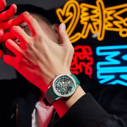 MINBER Automatic Skeleton Watch - Void Engine - 9204-5