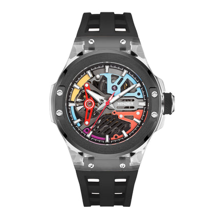 Minber Skeleton Automatic Watch - 9018